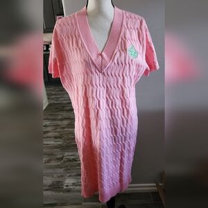 Alpha Kappa Alpha knit monogrammed dress - Lg